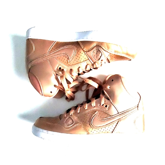 nike air force 1 metallic rose gold